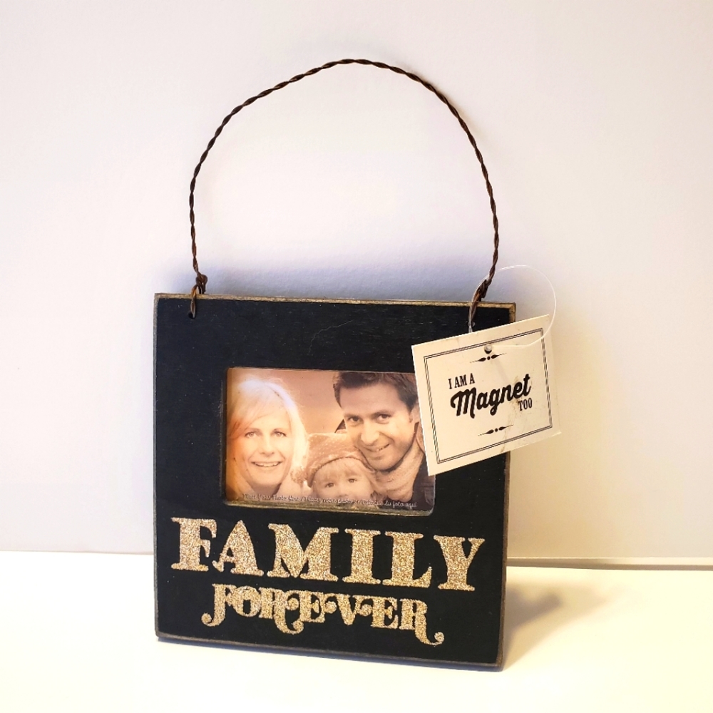 Family Forever Picture Frame Magnet
